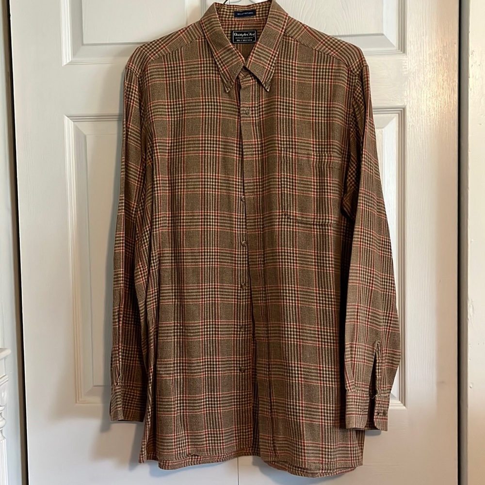 100 % flannel men’s shirt.